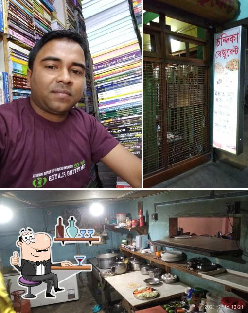 The interior of Chandika Restaurant