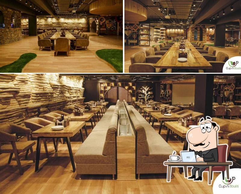 The interior of CupnBowls