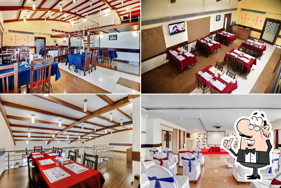 The interior of Gopika Restaurant