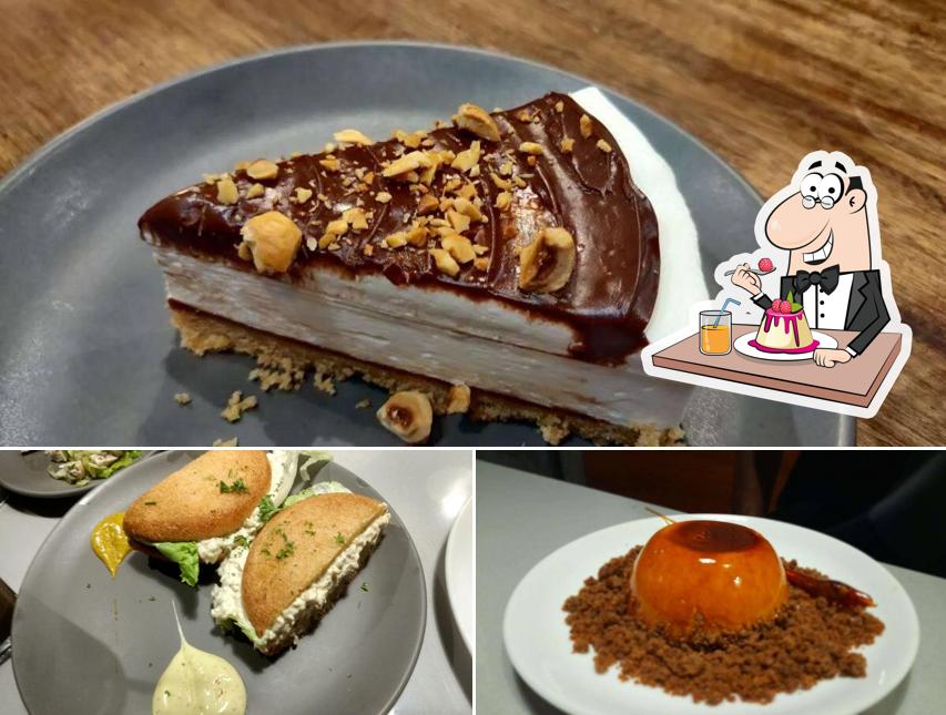 Le Plaisir provides a variety of sweet dishes