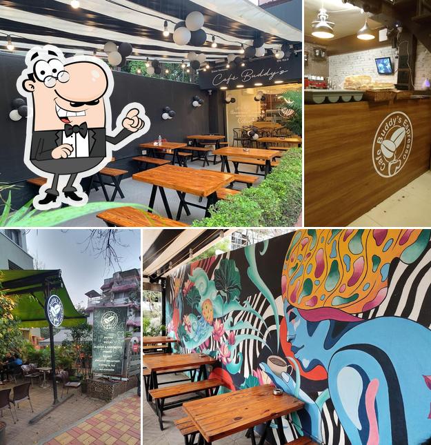 Take a seat at one of the tables at Cafe Buddy’s Espresso - Best Cafe in Khondwa