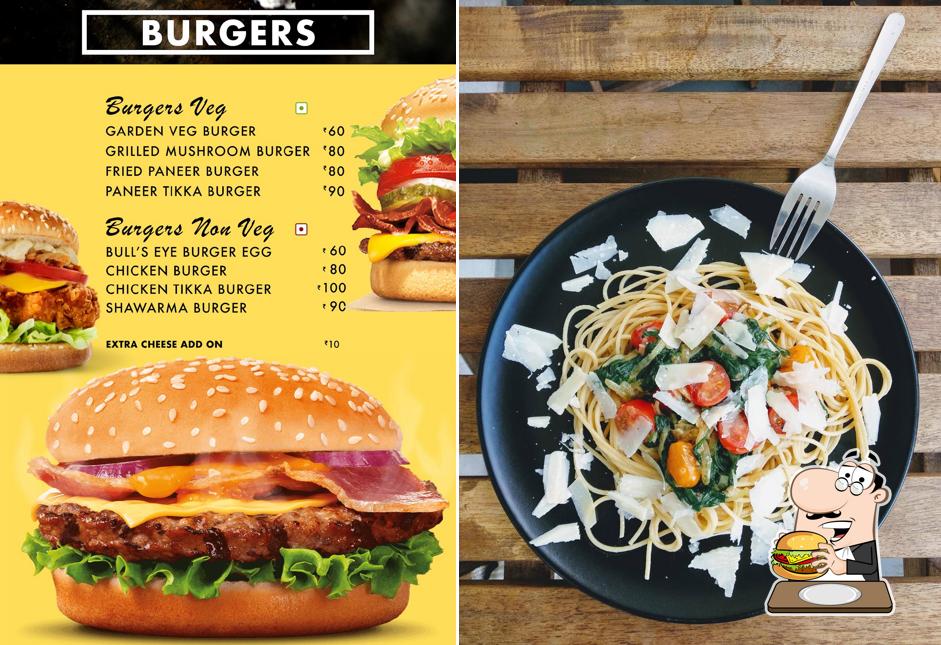 Order a burger at Grill Fest