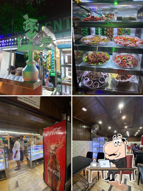 This is the photo showing interior and food at Kuttans puttu kada