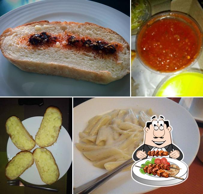 Food at Pizza Stop
