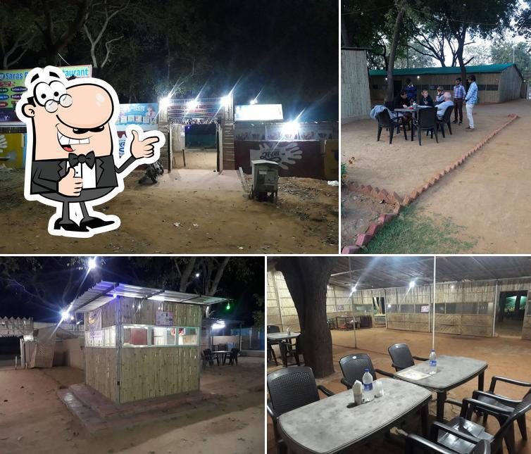 See the pic of Saras parlour and restaurant