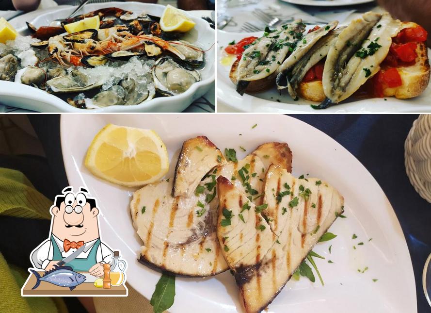 Salmone grigliato al Trattoria del Marinaio Da Erminio