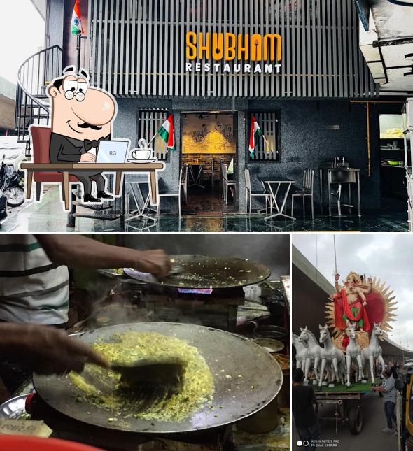 The interior of Shubham Restaurant