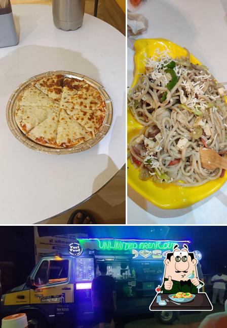 The picture of food and exterior at UFO ( Unlimited Freak Out) Cafe