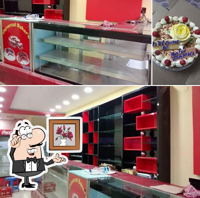 Take a seat at one of the tables at Universal Bakers