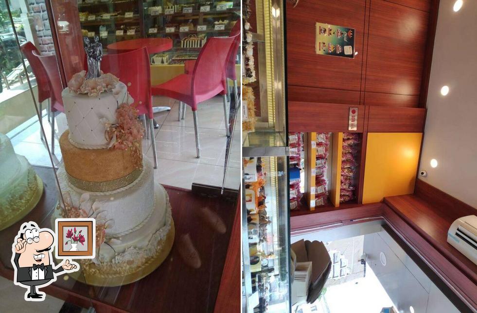 The interior of Merwans Cake Stop