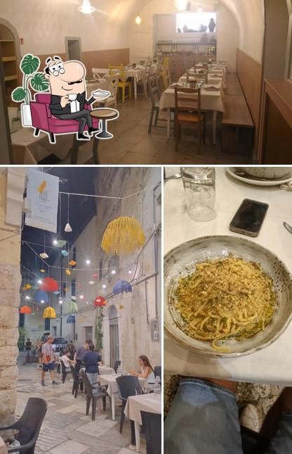 Dai un'occhiata agli interni di Mo È Osteria