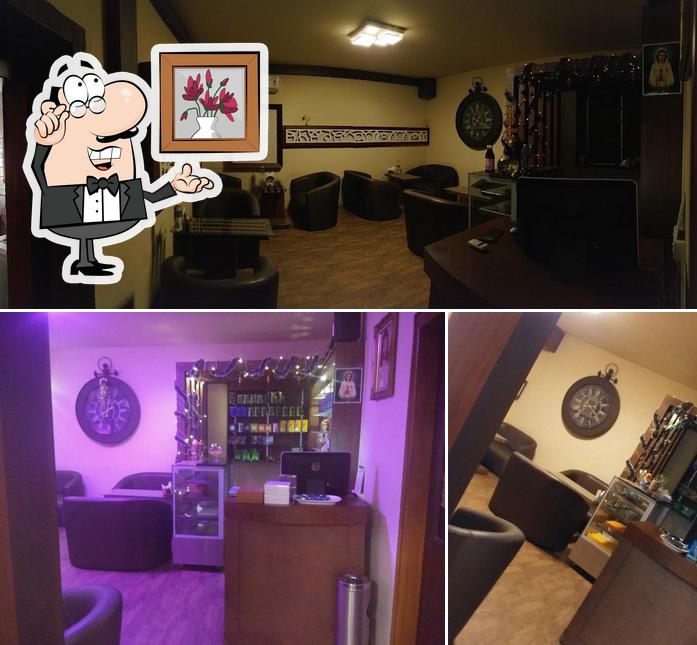 The interior of Orange I Coffee Shop