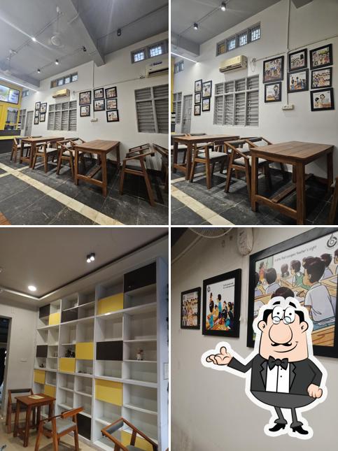 The interior of Classroom Cafe Gondia