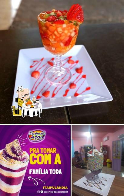 Platos en Essência do Açai Sorveteria