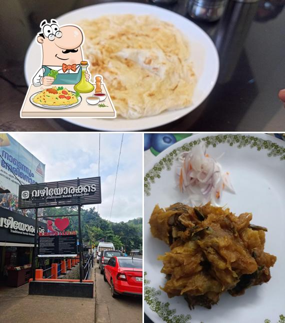 The restaurant's food and exterior