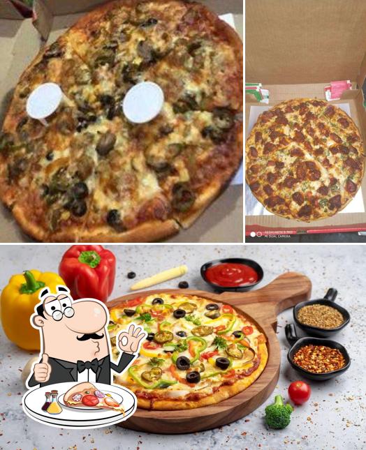 Pick various kinds of pizza