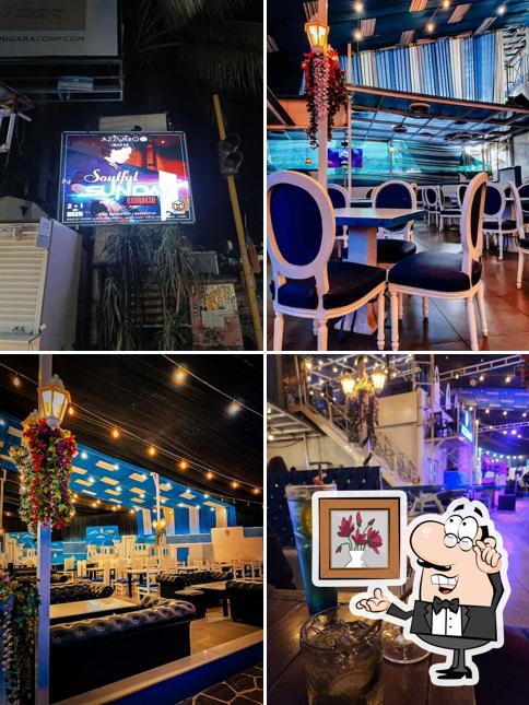 The interior of AZZURRO WAKAD