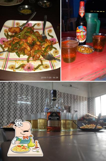 The restaurant's food and beverage