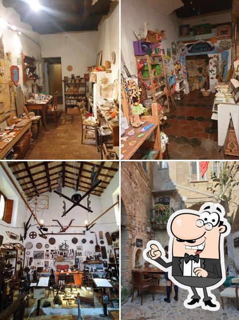Gli interni di Calcata