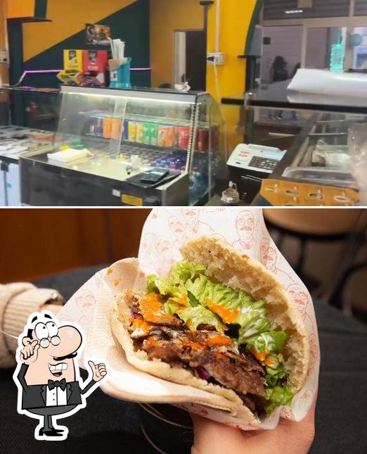 Gli interni di Fast doner kebab