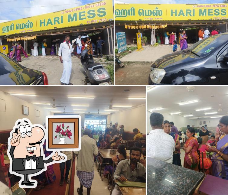 Check out the picture showing interior and exterior at Hari Mess sethumadai road anaimalai