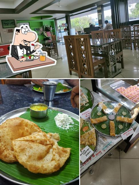 Among various things one can find food and interior at Hotel Sri vaishnavi anandhas