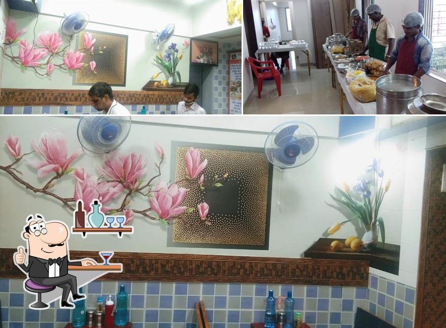The interior of Jai Ambe Snacks fast food corner snacks shop in mulund chaat pav bhaji in mulund masala paav in mulund