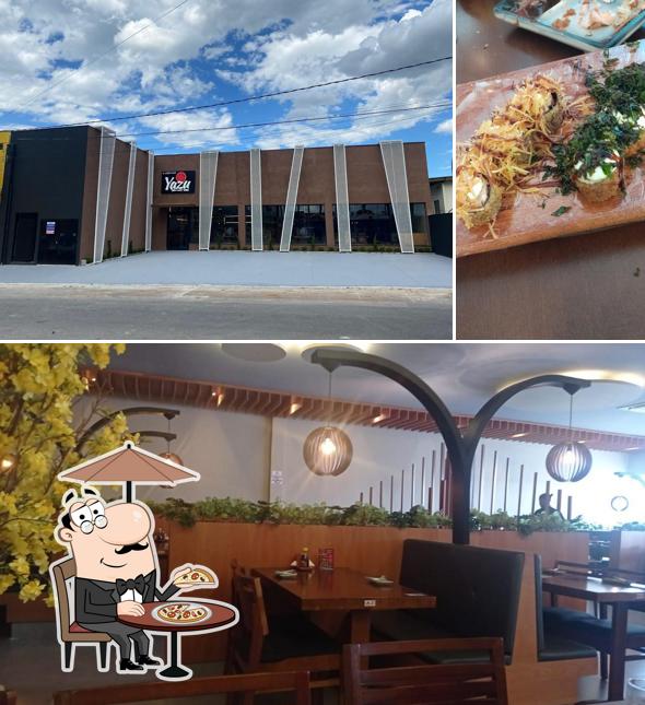 O exterior do YAZU Sushi