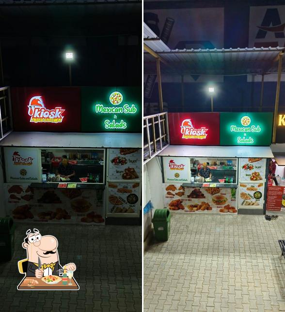 Food at Kiosk Fried Chicken