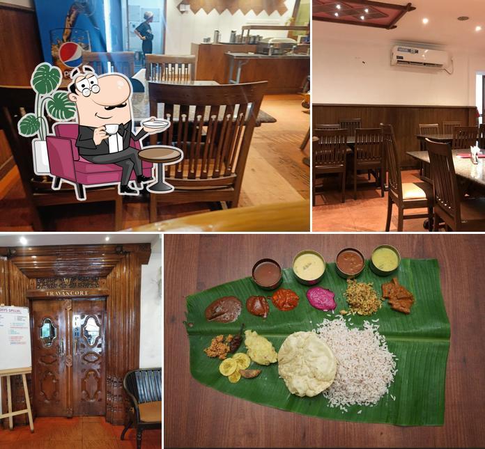 The interior of Padma Cafe