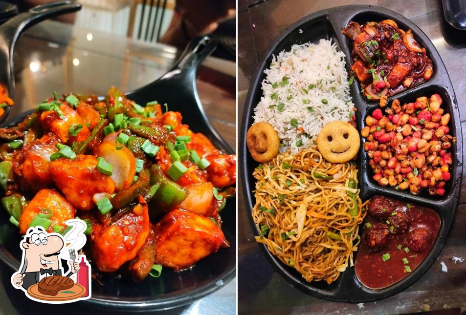 Order meat dishes at Cafe yuva