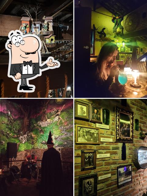 O interior do Feitiço de Santa Tereza: Bar e Cozinha