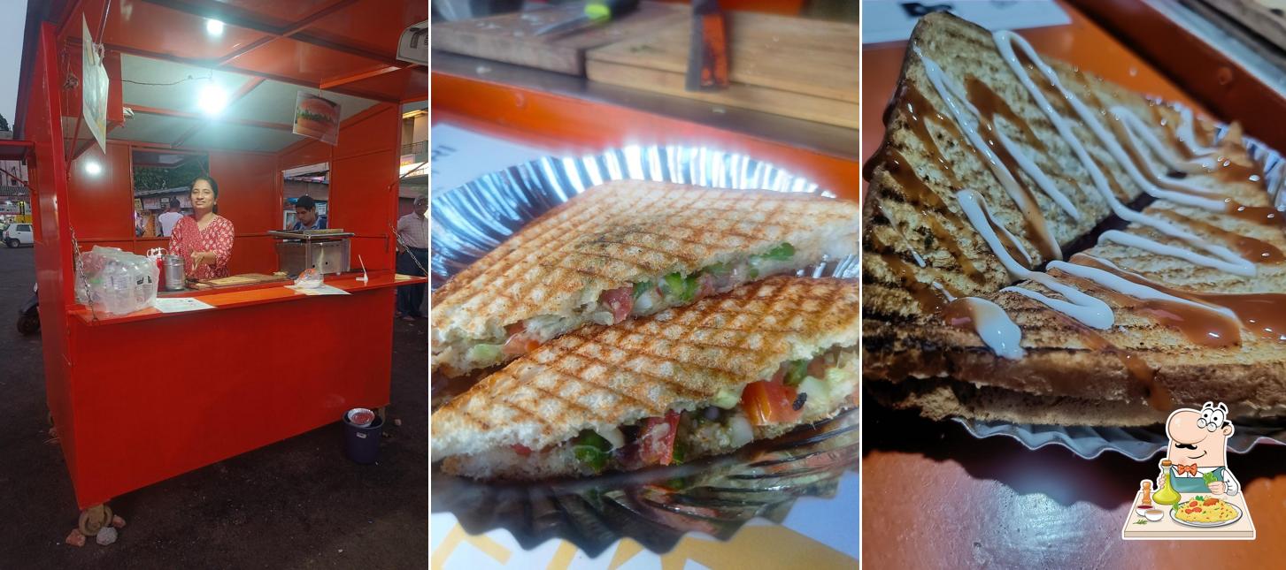 Food at Jiri Miri Sandwich