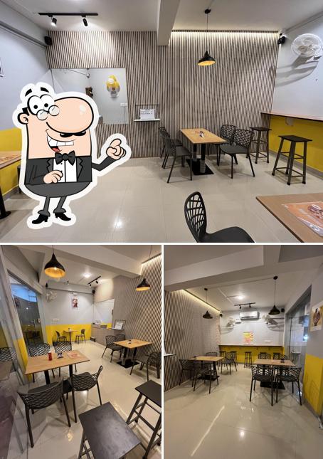 The interior of KRUNCHH BROS