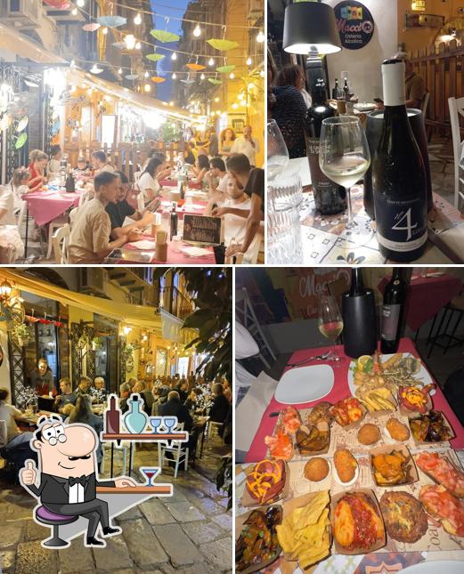 Gli interni di MACCIO restaurant Osteria Alcolica