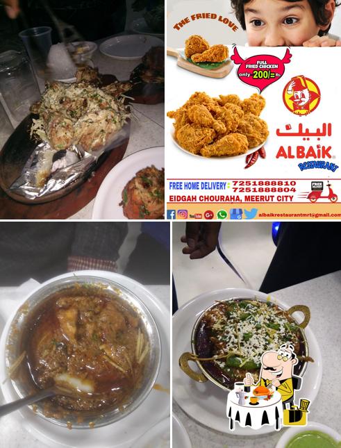 Meals at al baik restaurant