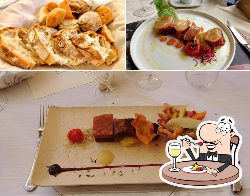 Cibo al Ristorante Logge Vasari