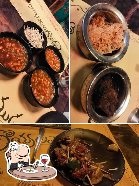 Food at Royyala Naidu Military Hotel