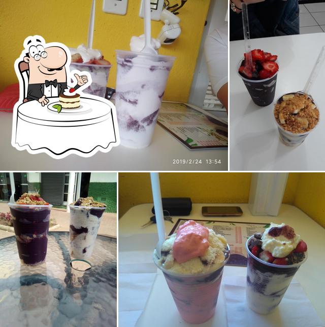Não esqueça de pedir uma sobremesa no Açai Na Montanha