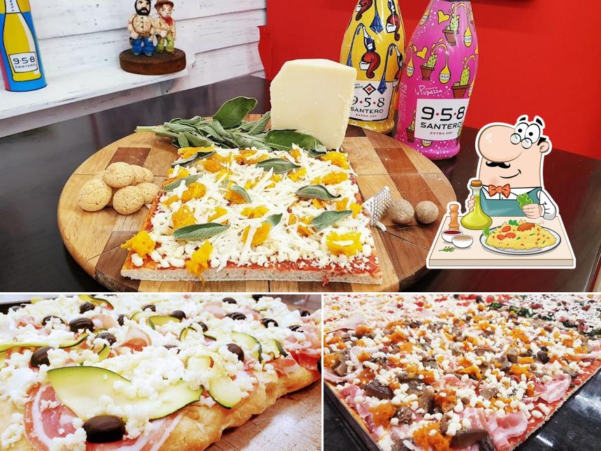 Platti al Pizzeria al taglio Trinità