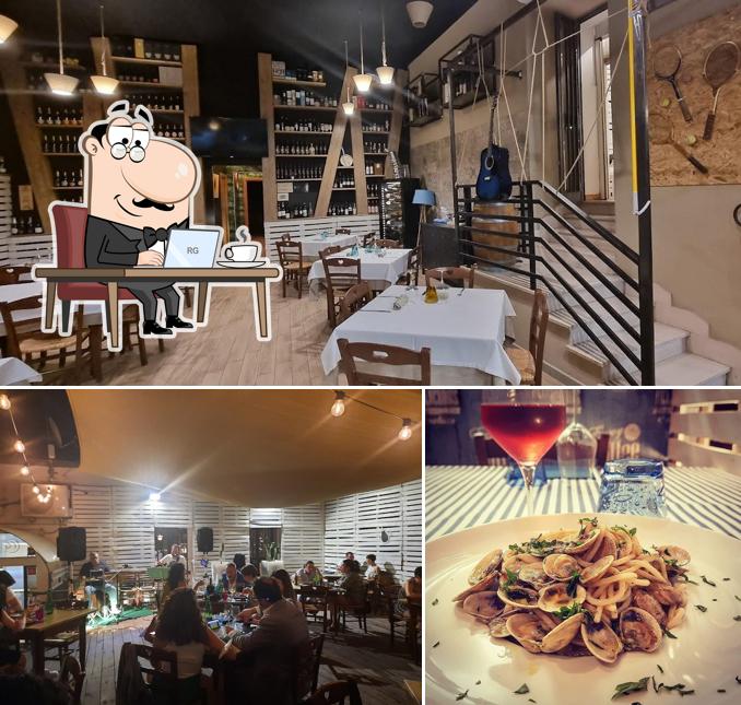 Gli interni di Il Fico Osteria
