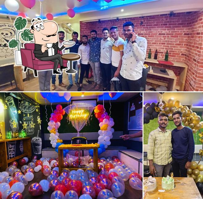 Take a seat at one of the tables at Aswad Chinese & family restaurant