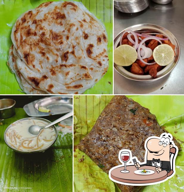 Meals at Maman Briyani Stall