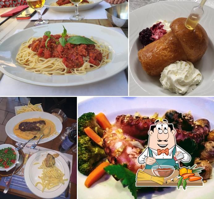 Spaghetti alla bolognese al BRASSERIE LES 100 SUISSES