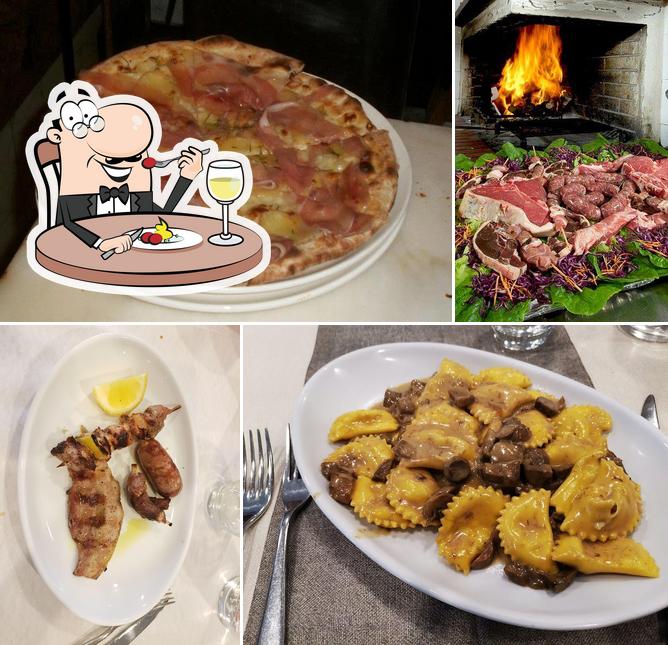 Cibo al "Antica Osteria da Oreste" Albergo Ristorante Pizzeria