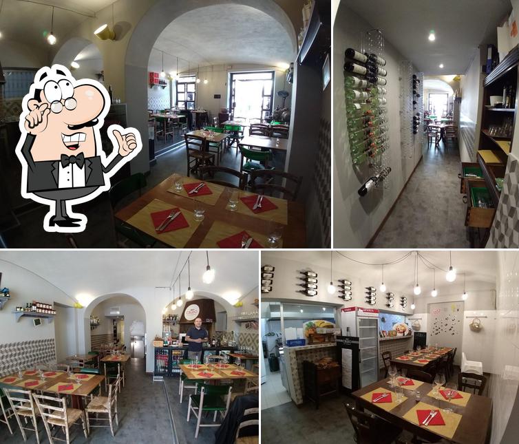 Gli interni di Crudo - Osteria Contemporanea
