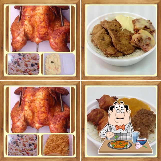 Asas de frango em Feijão & Brasa