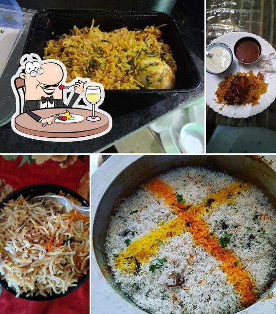 Food at Real Hyderabadi Biryani