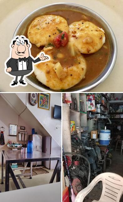 Take a look at the photo depicting interior and food at Shree hari dining hall ,parshuram circal lunawada mahisagar