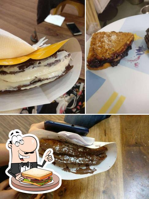 Pick a sandwich at The Belgian Waffle Co